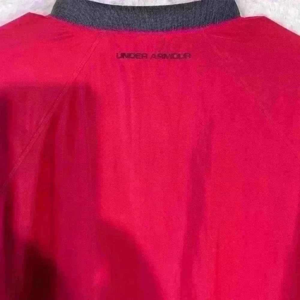 Under Armour WSU Cougars Collegiate  Womens Sm Track Athletic Lined Pullover Zip